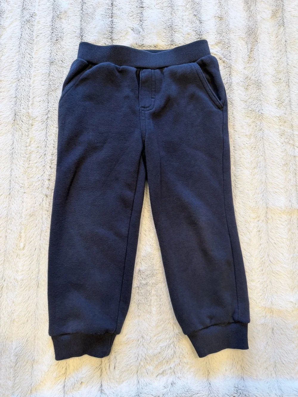 Kids Headquarters Navy Blue Hoodie with Multicolor Logo